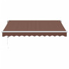 Toldo retrátil automático 300x250 cm castanho 3