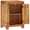 Aparador de madera maciza de acacia 55x35x75 cm 5