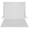 Sistema de soporte de telón fondo 300x300 cm blanco 4