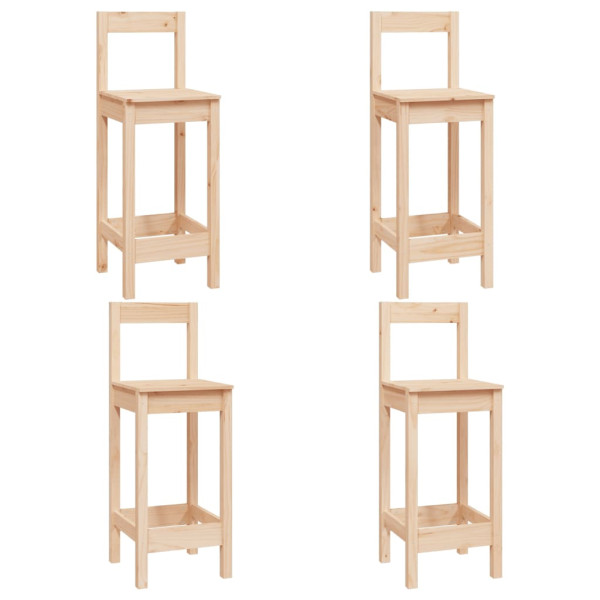 5 pcs conjunto de bar pinho maciço M 3