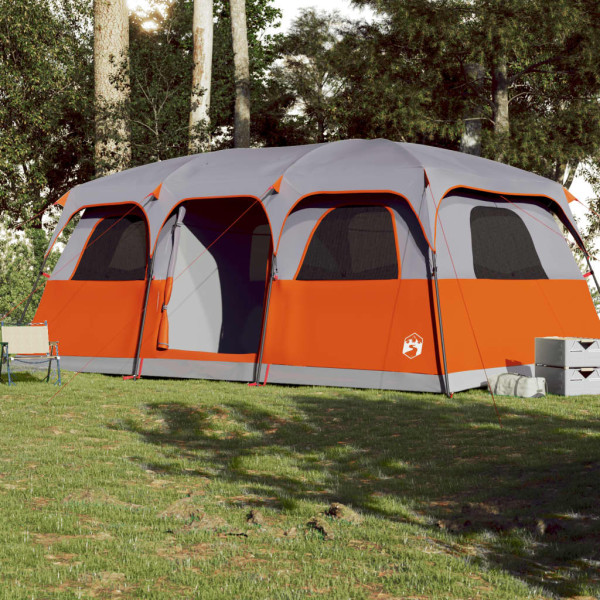 Tenda familiar estilo cabana para 10 pessoas impermeável cinza M 3