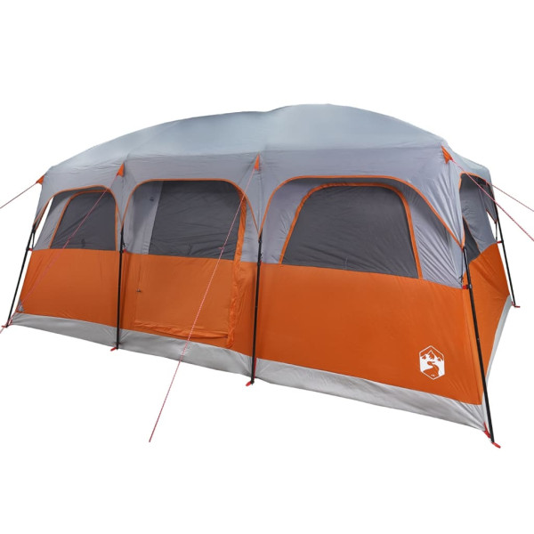 Tenda familiar estilo cabana para 10 pessoas impermeável cinza M 5