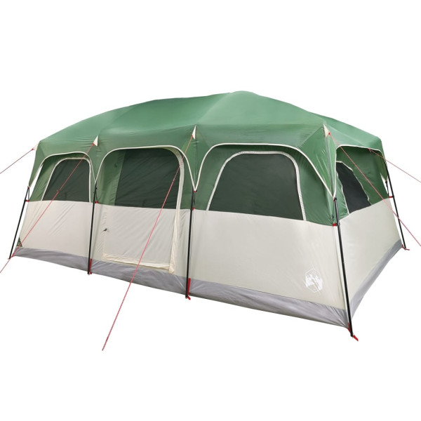Tenda familiar estilo cabana para 10 pessoas impermeável verde M 5
