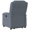 Sillón eléctrico reclinable elevable de terciopelo gris oscuro 5