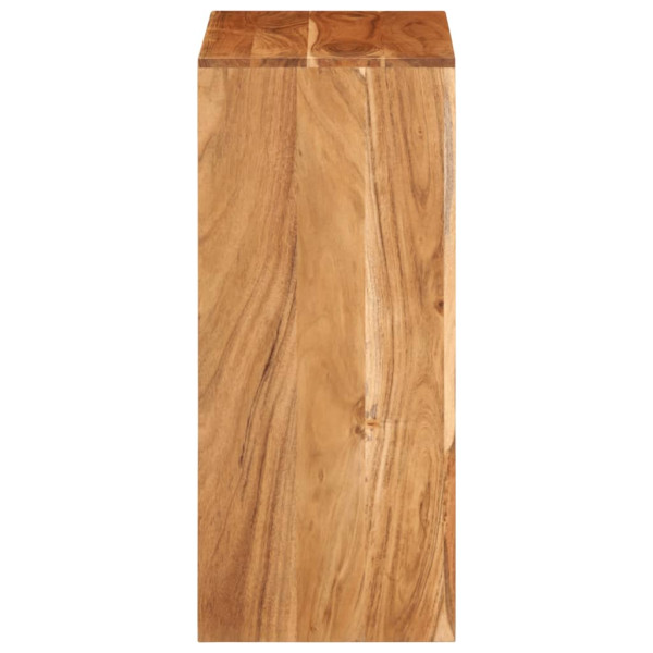 Cómoda de madera maciza de acacia 55x33x75 cm M 4