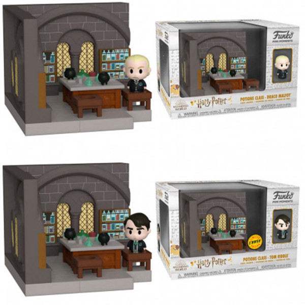 Mini moments funko harry potter aniversario draco malfoy clases de pociones con opcion chase 57362 D