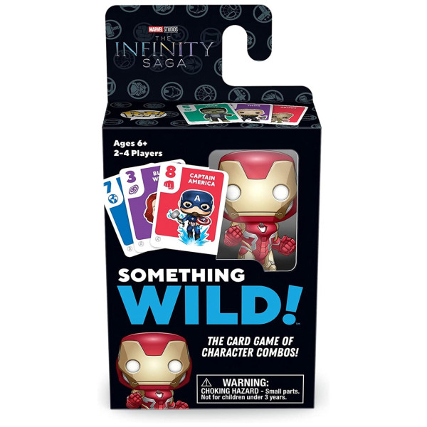 Juego de mesa funko something wild! marvel infinity saga iron man pegi 6 60495 D