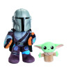 Peluche mattel star wars clan de dos Mandalorian y Grogu 2