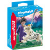 Playmobil luchadora asiatica con tigre 1