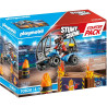 Playmobil starter pack stuntshow quad com rampa de fogo 1