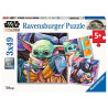Puzzle ravensburger, o mandaloriano: baby yoda 3x49 1