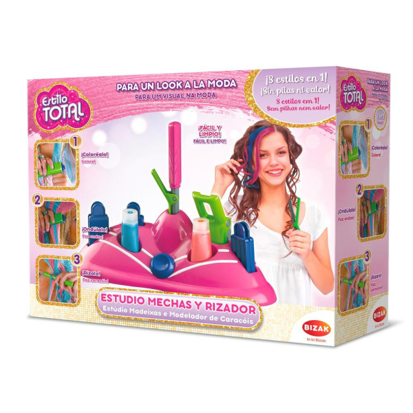 Juego Estudio mechas y rizador D