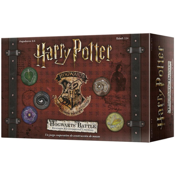 Juego de mesa harry potter hogwarts battle encantamiento pociones pegi 11 D