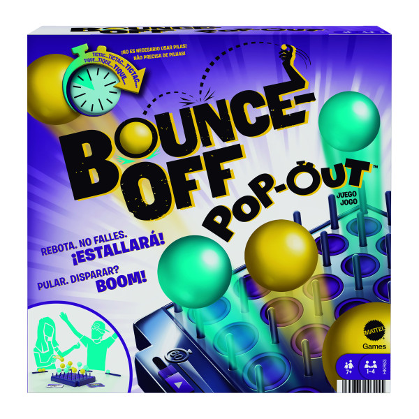 Juego de mesa mattel bounce off pop - out! D