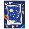 Kit para pintar con números ravensburger creart serie trend d zodiac: virgo 1