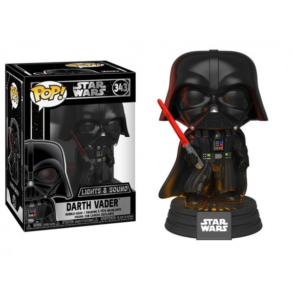 Funko pop star wars darth vader electronico luz D