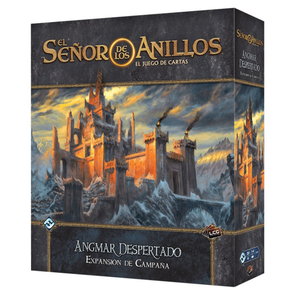 Juego de mesa el señor de los anillos el juego de cartas angmar despertado expansion de campaña edad recomendada 14 D