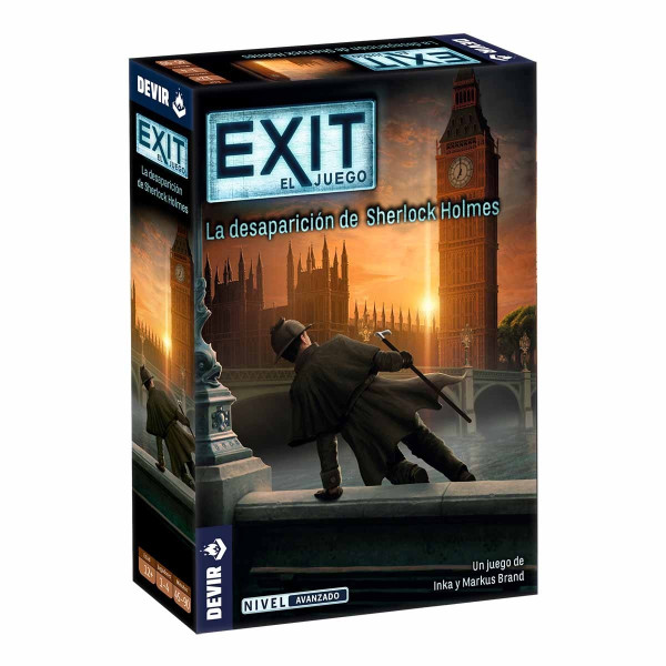 Juego de mesa devir exit la desaparición de sherlock holmes D