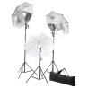 Kit de estudio fotografía con set de luces y fondo 4
