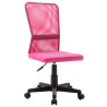 Silla de oficina de tela de malla rosa 44x52x100 cm 1
