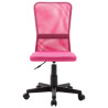 Silla de oficina de tela de malla rosa 44x52x100 cm 2