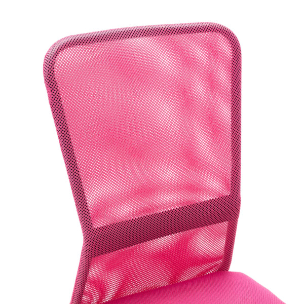 Silla de oficina de tela de malla rosa 44x52x100 cm M 5