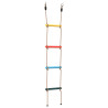 Escalera de cuerda para niños con 4 peldaños multicolor 2