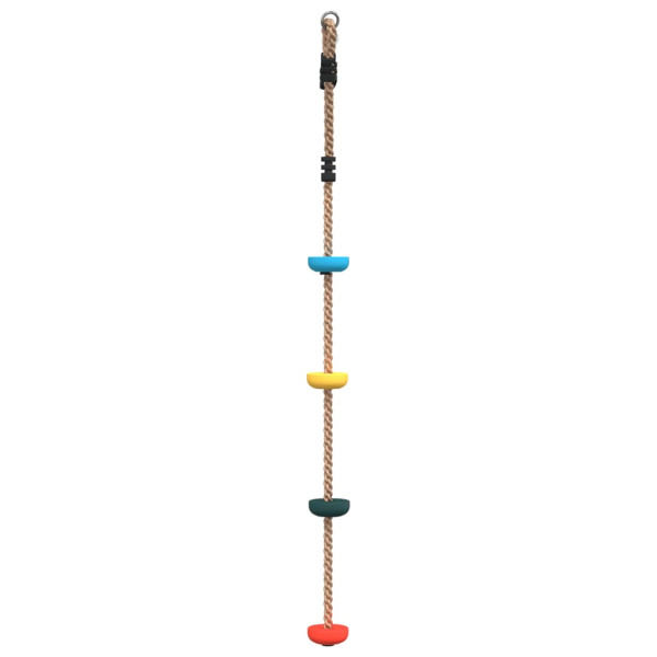 Cuerda de escalada de discos para niños 4 peldaños multicolor M 5