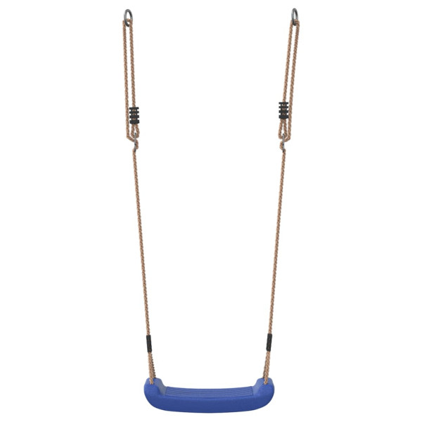 Columpio para niños individual con cuerda ajustable azul M 4