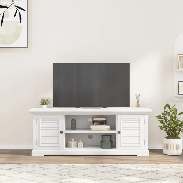 Móvel de TV 110x30x41 cm derivados de madeira branco M 3