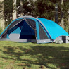 Tenda familiar estilo cabana para 6 pessoas impermeável azul 1