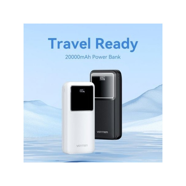 Powerbank 20000mah vention fhlw0/ 22.5w/ blanca M 2