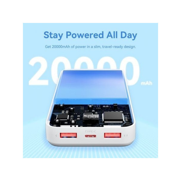 Powerbank 20000mah vention fhlw0/ 22.5w/ blanca M 3