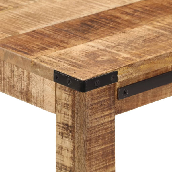 Mesa consola de madera maciza de mango 60x35x75 cm M 4