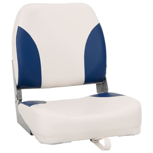 2 pcs conjunto assento barco dobrável 41x36x48 cm azul e branco M 2