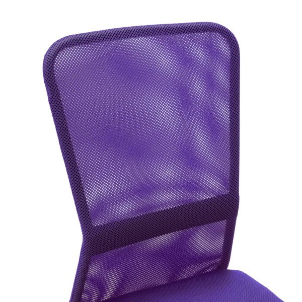 Silla de oficina de tela de malla morada 44x52x100 cm M 5