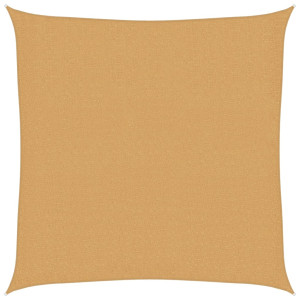 Para-sol estilo vela quadrado 160 g/m² 2.5x2.5 m PEAD areia H