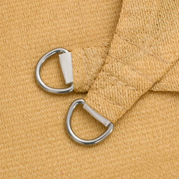 Para-sol estilo vela quadrado 160 g/m² 2.5x2.5 m PEAD areia M 5