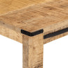 Mesa consola de madera maciza de mango 100x35x75 cm 5