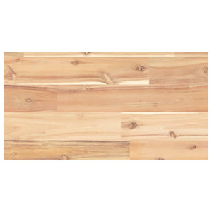 Estante flotante madera maciza de acacia sin tratar 60x20x2 cm H