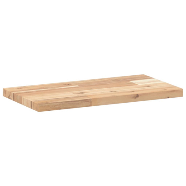Estante flotante madera maciza de acacia sin tratar 40x20x2 cm M 3