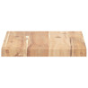 Estante flotante madera maciza de acacia sin tratar 40x20x2 cm 5