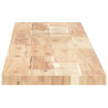 Estantes flotantes 2 uds madera acacia sin tratar 140x20x2 cm 5