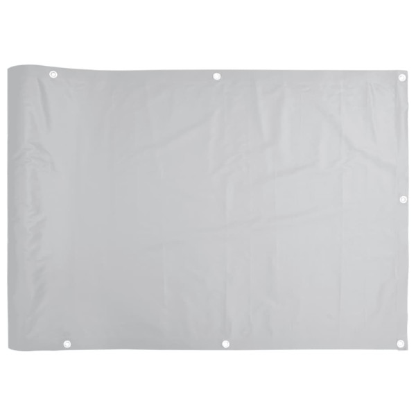 Tela de privacidade para varanda 1000x75 cm PVC cinzento M 2