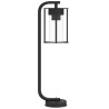 Lámpara de suelo de exterior acero inoxidable negro 60 cm 5