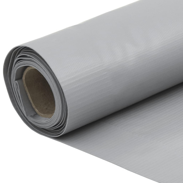 Pantalla de privacidad de jardín PVC gris 300x75 cm M 5