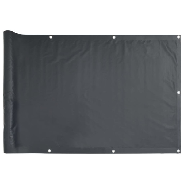 Tela de privacidade para varanda 600x90 cm PVC antracite M 2
