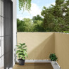 Tela de privacidade para varanda 400x120 cm PVC creme 1