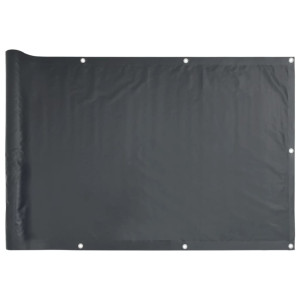 Tela de privacidade para varanda 300x120 cm PVC antracite H