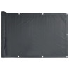 Tela de privacidade para varanda 400x120 cm PVC antracite 2
